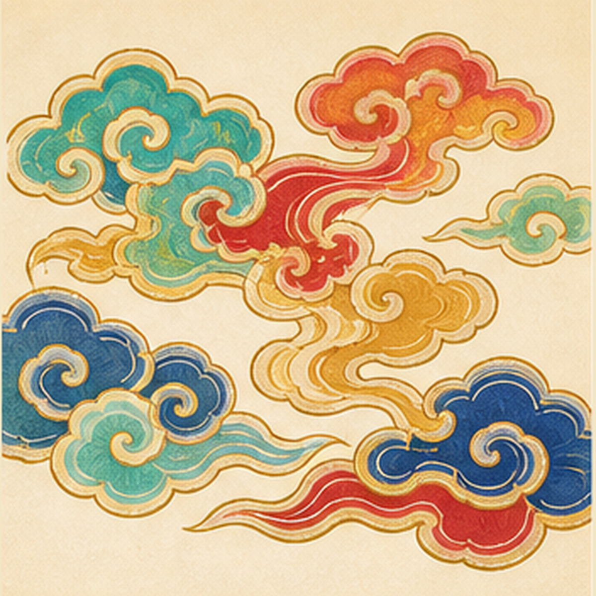 祥云纹纹样